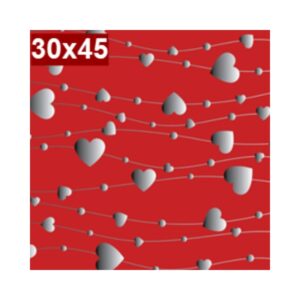 Saco de Presente c/50 30x45 Line Hearth R-863