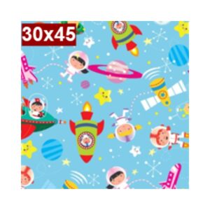 Saco de Presente c/50 30x45 Space Gala R-215