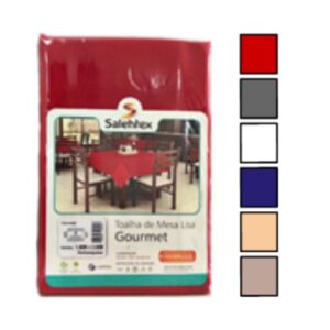 Toalha de Mesa Gourmet 1,40mx3,00m 10 cadeira