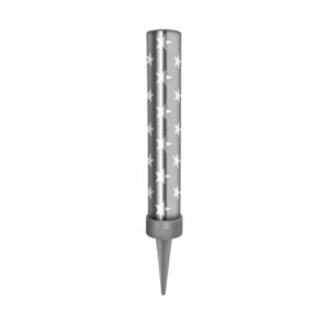 Vela Vulcão Prata Silver Festas R-V170P
