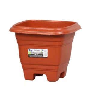 Vaso Quadrado N°17 Marrom Rischioto R-9448