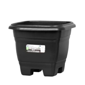 Vaso Quadrado N°17 Preto Rischioto R-9248