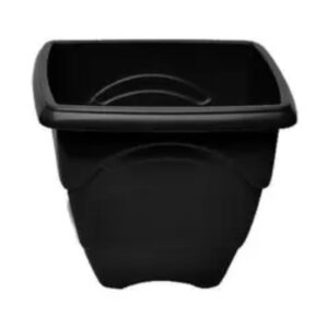 Vaso Pequeno Quadrado 1L Preto Inplast R-6723