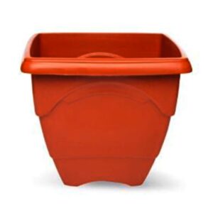 Vaso Pequeno Quadrado 1L Terra Cota Inplast R-6725