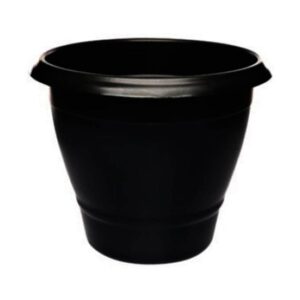 Vaso Redondo Médio 5,5L Preto Inplast R-6702