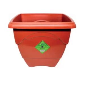 Vaso Quad Elegance 12,5L Terra Cota Inplast R-6721