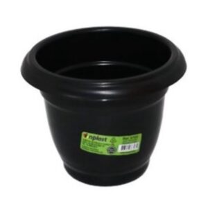 Vaso Redondo Pequeno 1L Preto Inplast R-6703