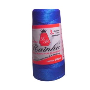 Linha de Crochê Rainha Cone Fina Azulão R-1409