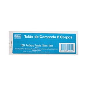 Talão de Comando Tilibra 2via 100Fls C/20 -152528