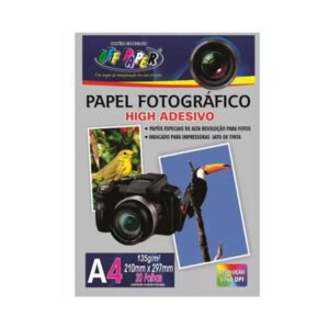 Papel Foto Auto Adesivo Off P 135g A4 20fls R10063