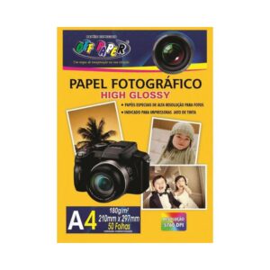 Papel Fotografico Off Paper A4 180g 50fls R-327