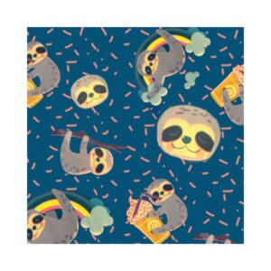 Papel Presente VMP 50x60 c/20fl Preguiça 2 R-15539