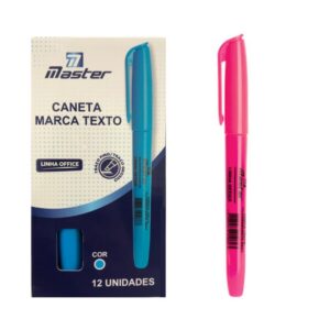 Marca Texto Office Rosa C/12 Master R-OCMTRSN