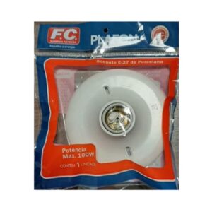 Plafonier Soquete Porcelana Pop Saq. Br R-205845