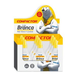 Cola Polar Branca 40g Compactor C/12 R-890000
