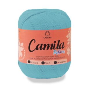 Linha Crochê Camila 4450 500M AZ Claro R-144