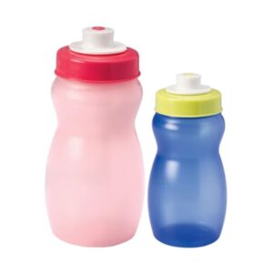 Garrafa Squeeze Rosa/Azul 300ml Plasutil R-9761