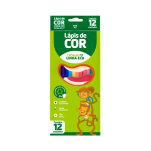 Lapis de Cor GR Red 12 Cores Leo&Leo R-4220