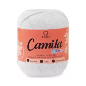 Linha Crochê Camila 4450 500M Branco R-00B