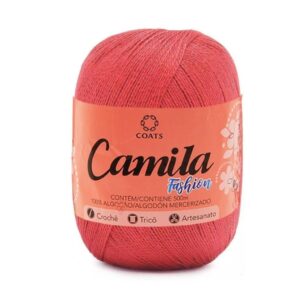 Linha Crochê Camila 4450 500M Coral R-328