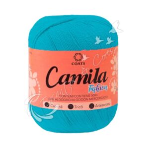 Linha Crochê Camila 4450 500M Turquesa R-433