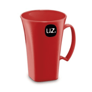 Caneca Uz 400ml Cappucc Vermelho Ref.UZ161-VM