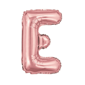 Balão Metalizado 16x40cm Rose "E"c/6 R-8194