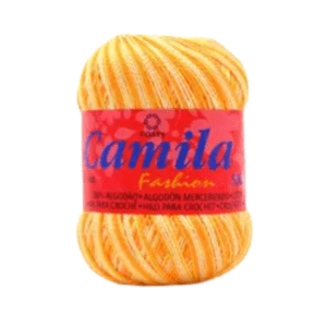 Linha Crochê Brilha Camila GR 500M AM Ouro R-010