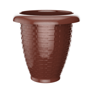 Vaso Redondo 11L Rattan N°30 Marron Pratic R-889