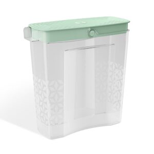 Porta Sabão em Pó C/Tampa Verde Menta R-UZ550-VEM