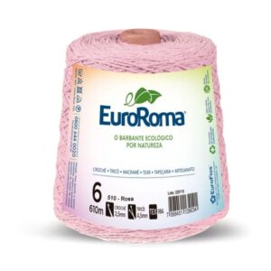 Barbante Euroroma Rosa Bebe 4/6 600g R-620/510