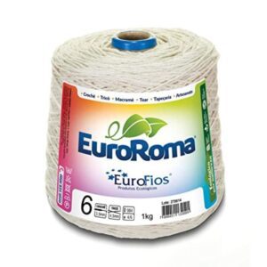 Barbante Euroroma 4/6 Cru 610m 600g R-160.6/100