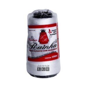 Linha de Crochê Rainha Cone Fina Branca R-1401