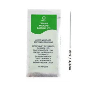 Agulha de Mão Coats Milward Nº09 Cartela c/20