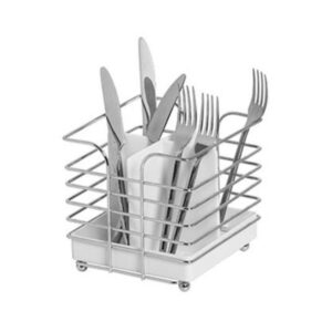 Porta Talher Quadrado Branco R-339-4