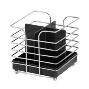Porta Talher Quadrado Preto R-339-7
