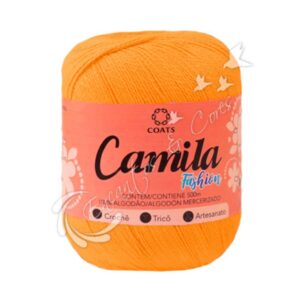 Linha Crochê Camila 4450 500M Laranja R-304