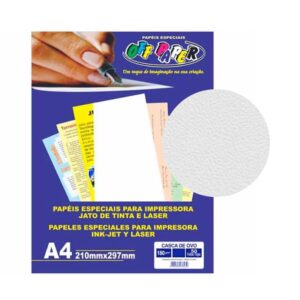 Papel Casca de Ovo BR A4 180G 50Fls Off Paper R-16