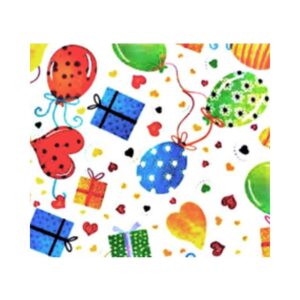 Saco de Presente c/50 15X29 Baloons Gala R-136