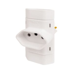 Adaptador 3Saídas 2P+T 10A 250V C/18 Perlex R-345P