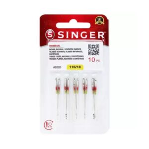 Agulha de Maquina Singer Nº18 Env c/10 E202S18