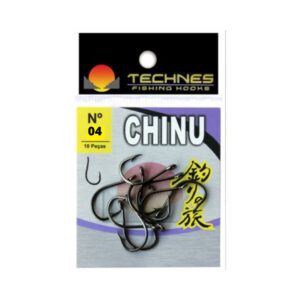 Anzol Chinu Black N°04 C/10 Technes