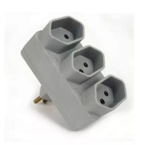 Benjamim Cinza 10A/250V 2P+T InterNEED R-053491