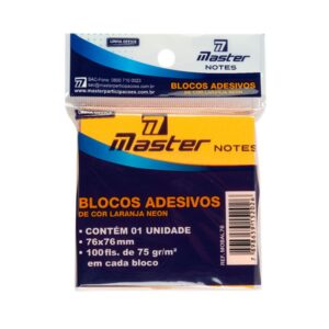 Bloco Adesivo 76x76 C/12 LJ Neon Master R-MOBAL76