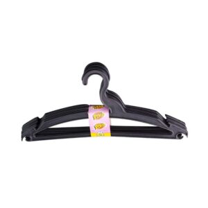 Cabide Preto Reforçado C/5Pçs Pratic R-640