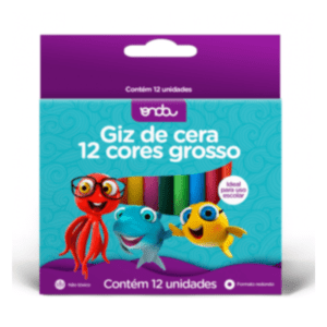 Gizão de Cera Grosso 12 Cor C/12 Onda R-1812027