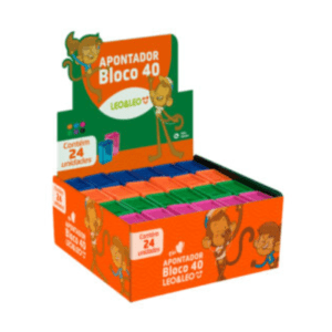 Apontador Bloco 4cm Leo&Leo C/24 R-4745