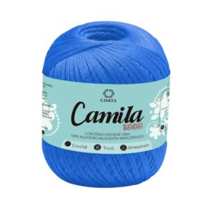 Linha Crochê Brilha Camila GR 500M AZ Royal R-029