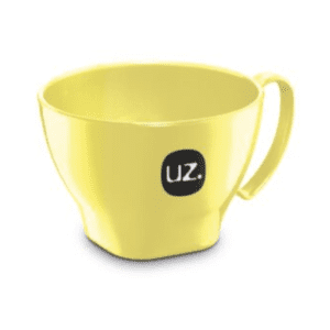 Cumbuca C/Alça UZ 500ml Amarelo CL Ref. UZ243-AMC