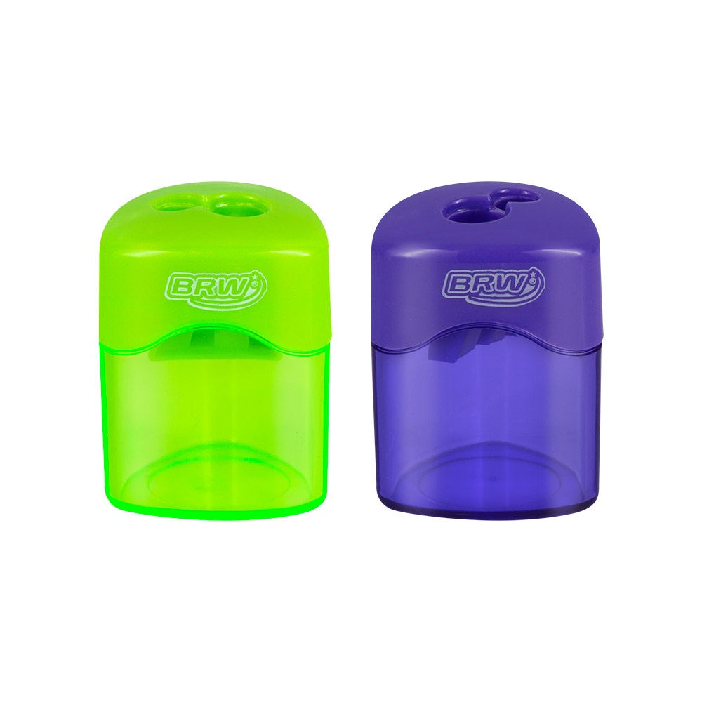Apontador Triang Duplo c/ Dep Neon C/12 R-AP2008 - Imagem 2